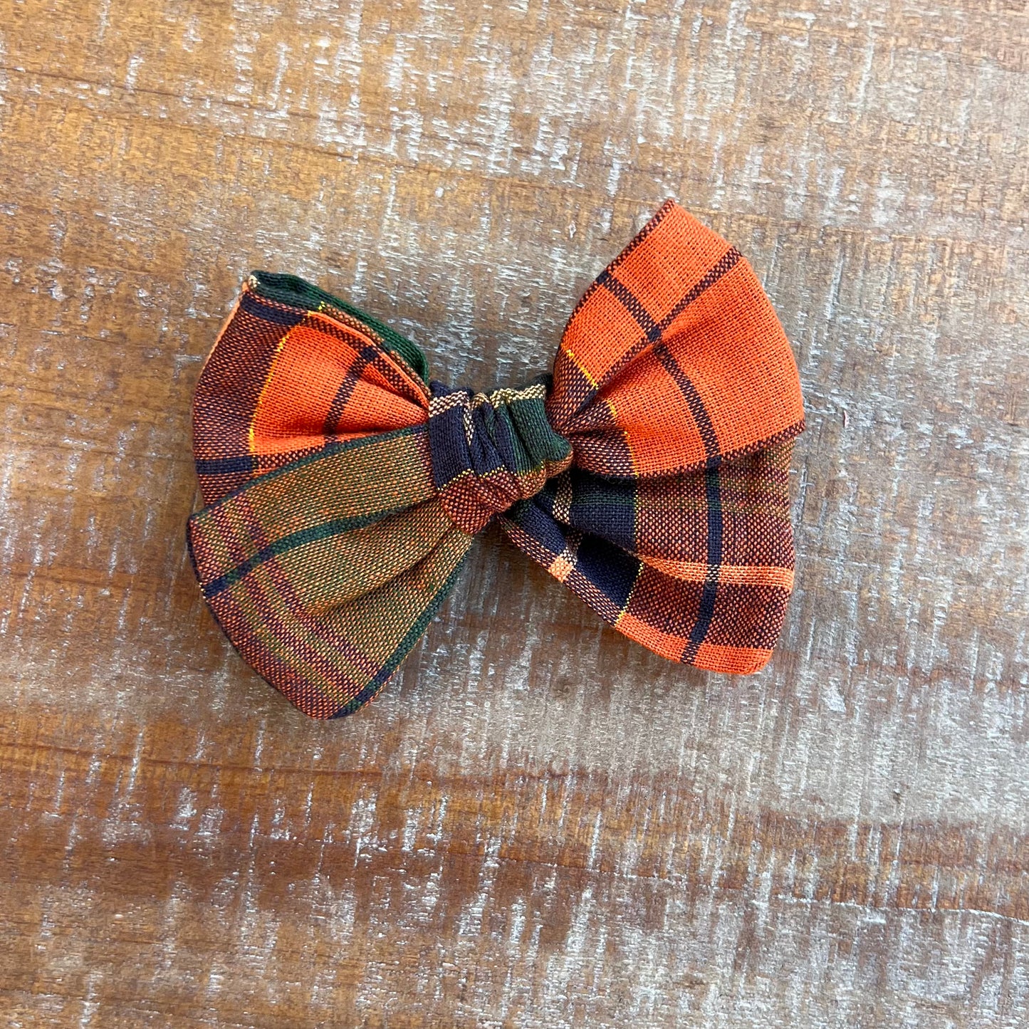 Fall Plaid Dainty Bows