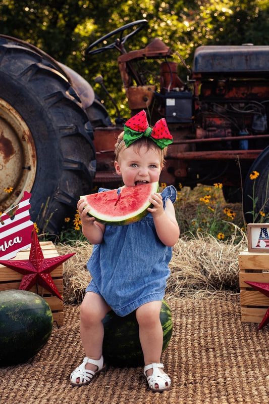 Watermelon Rind Bows