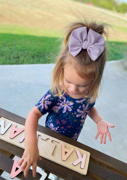 Pastel Purple Bows