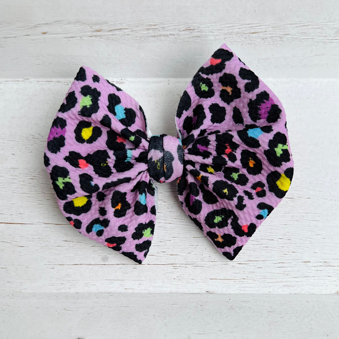 Emily Leopard Bows