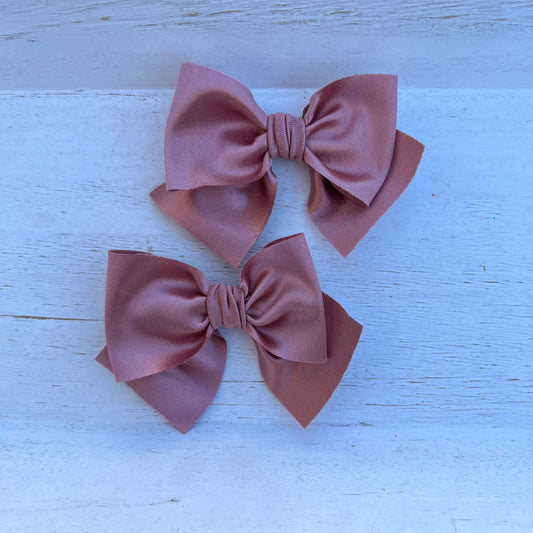 Morganite Satin Pigtails