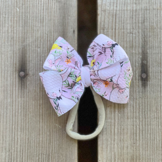 Piggy Floral Pinwheel