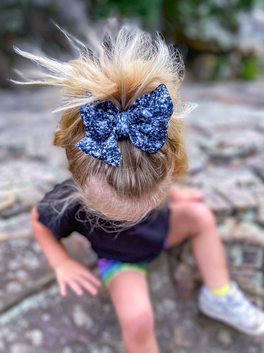 Charcoal Sparkle Pinwheel