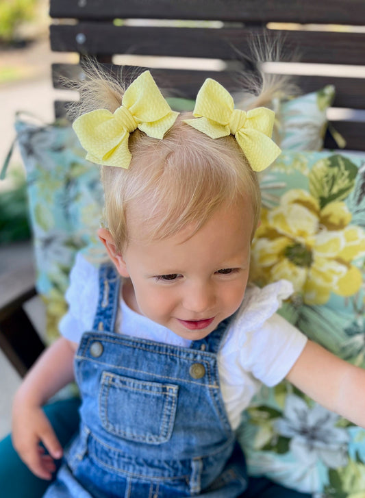 Pastel Yellow Pigtails