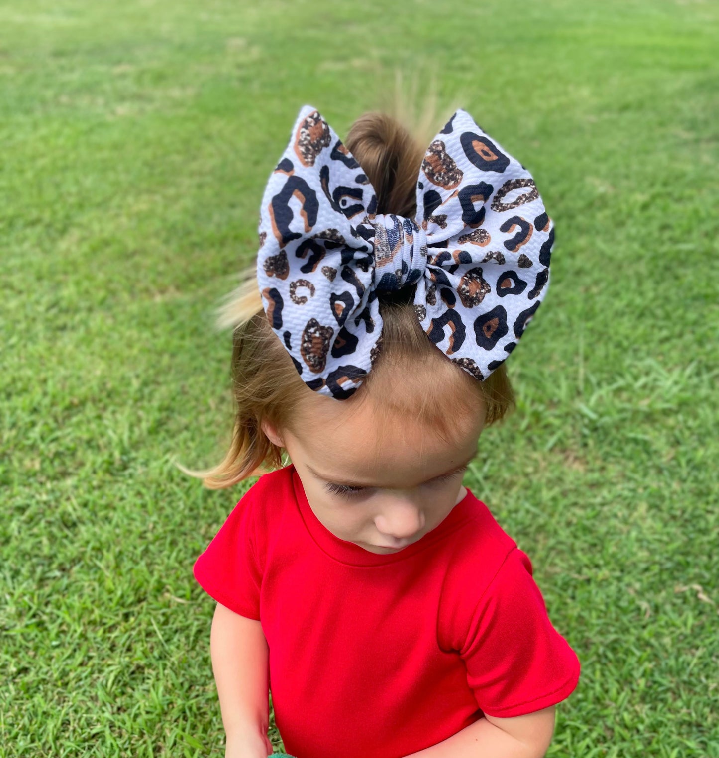 Candice Leopard Bows