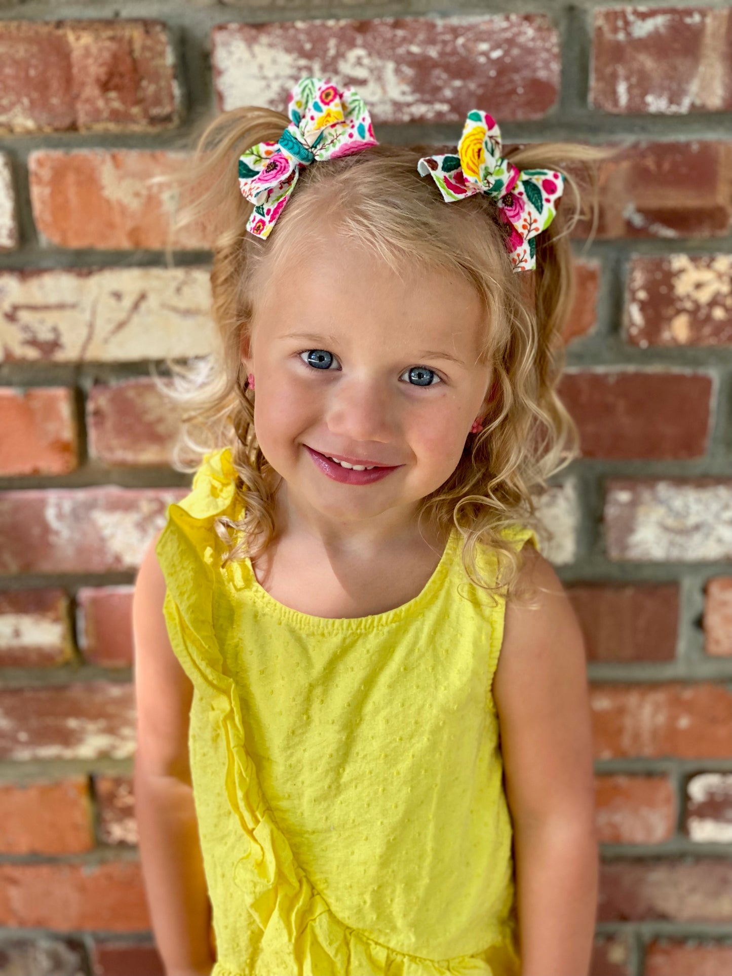 Emersyn Floral Pigtails