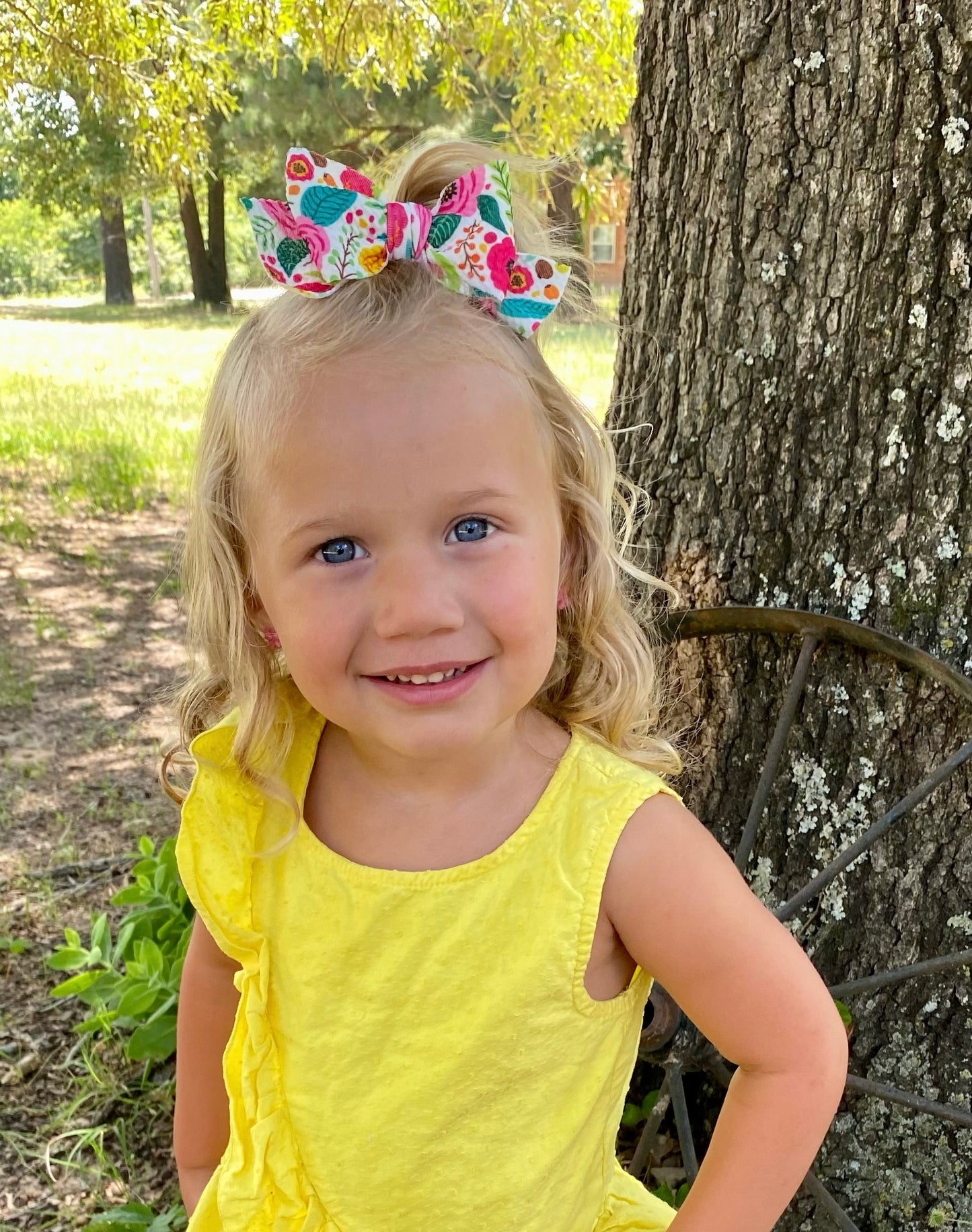 Emersyn Floral Pigtails